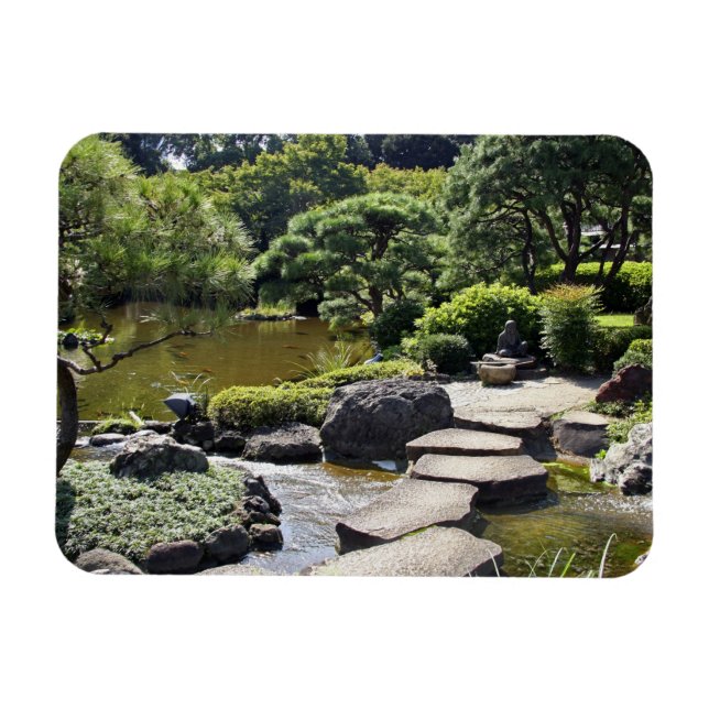 Asien, Japan, Tokyo. Japanska Garden på Magnet (Horisontell)