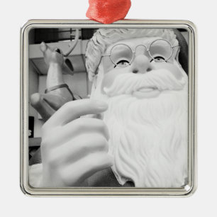 Asien, Japan, Tokyo. Tomte i Ikebukuro Julgransprydnad Metall