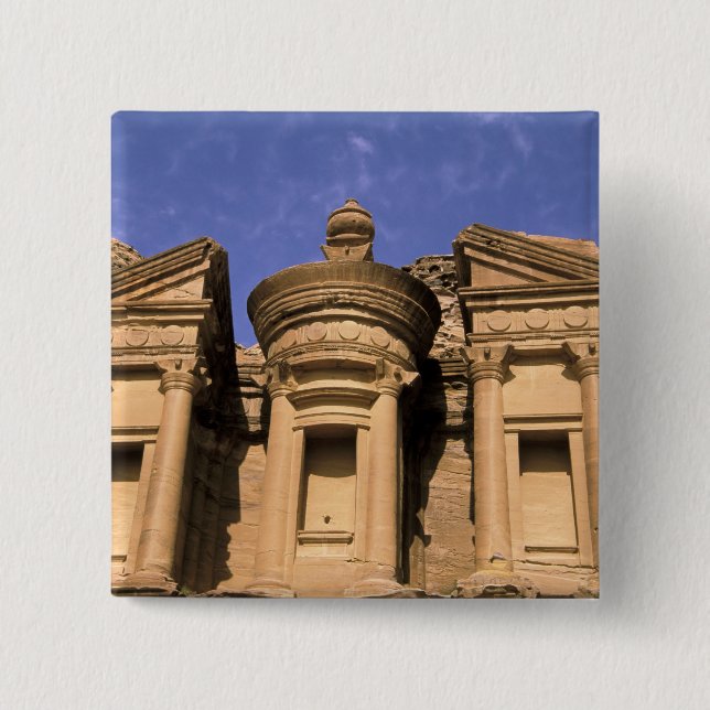 Asien, Jordanien, Petra. El Deir, klostret. 2 Knapp (Framsida)