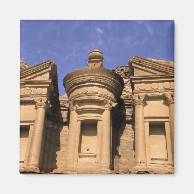 Asien, Jordanien, Petra. El Deir, klostret. 2 Magnet (Framsidan)