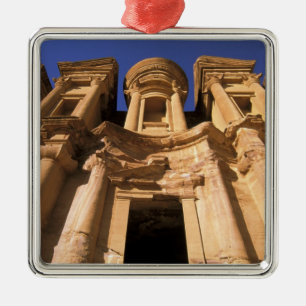 Asien, Jordanien, Petra. El Deir, Klostret. Julgransprydnad Metall