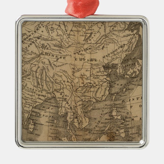 Asien Julgransprydnad Metall (Framsidan)