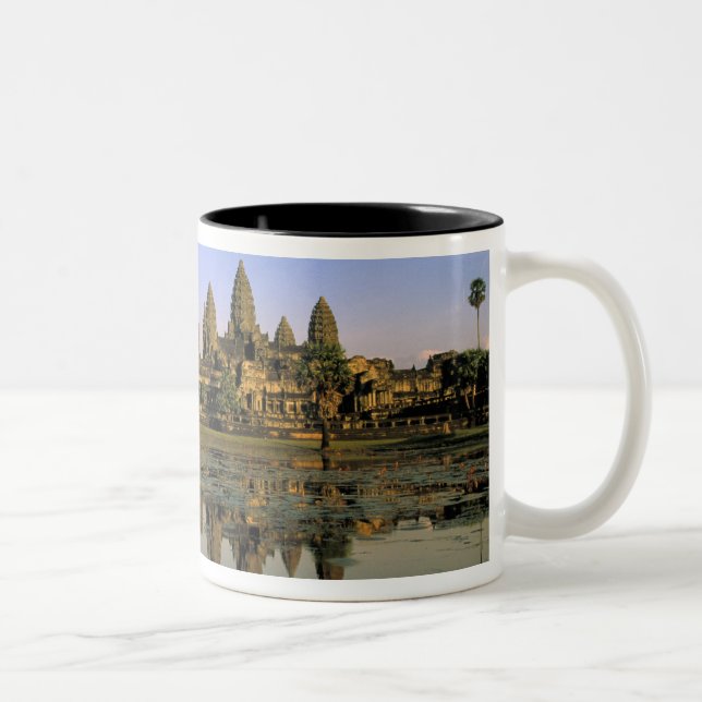 Asien, Kambodja, Siem Reap. Angkor Wat. 2 Två-Tonad Mugg (Höger)