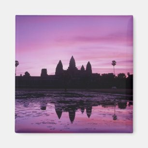 Asien, Kambodja, Siem Reap, Angkor Wat (b. 12:e 2 Magnet