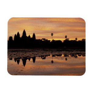 Asien, Kambodja, Siem Reap, Angkor Wat (b. 12:e Magnet