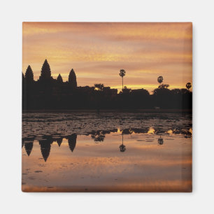 Asien, Kambodja, Siem Reap, Angkor Wat (byggd på 1 Magnet
