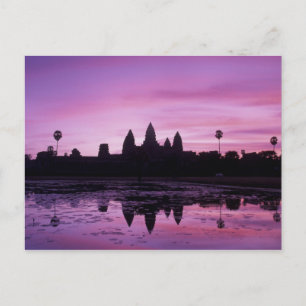 Asien, Kambodja, Siem Reap, Angkor Wat (f. 1100-ta Vykort