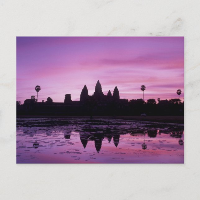 Asien, Kambodja, Siem Reap, Angkor Wat (f. 1100-ta Vykort (Framsida)