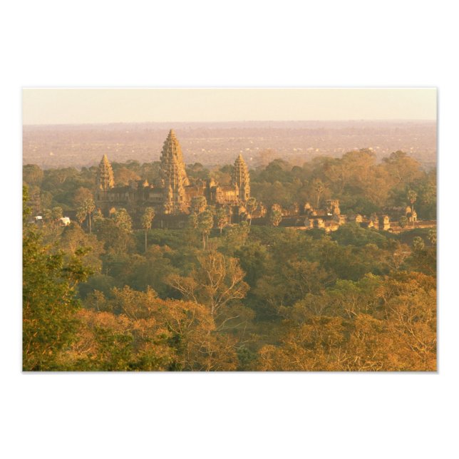 Asien, Kambodja, Siem Reap. Angkor Wat. Fototryck (Framsidan)