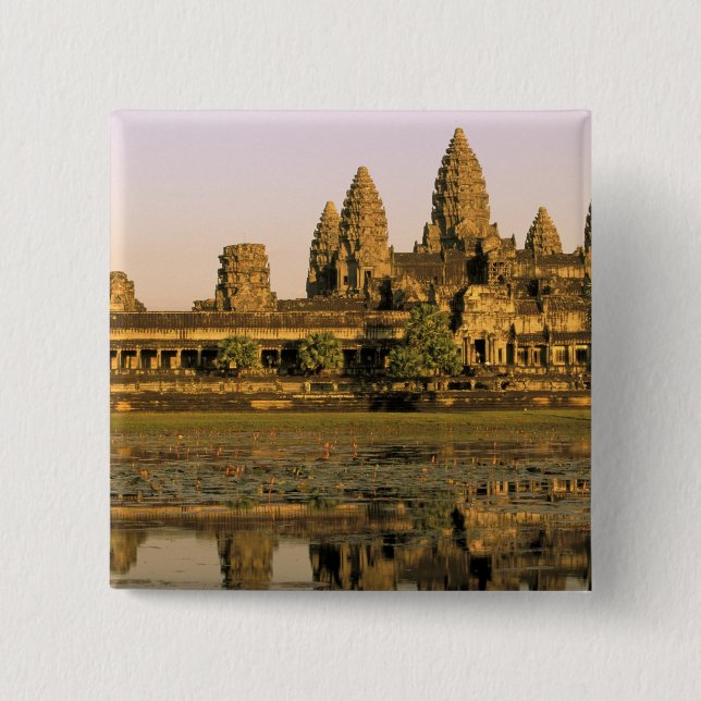 Asien, Kambodja, Siem Reap. Angkor Wat. Knapp (Framsida)