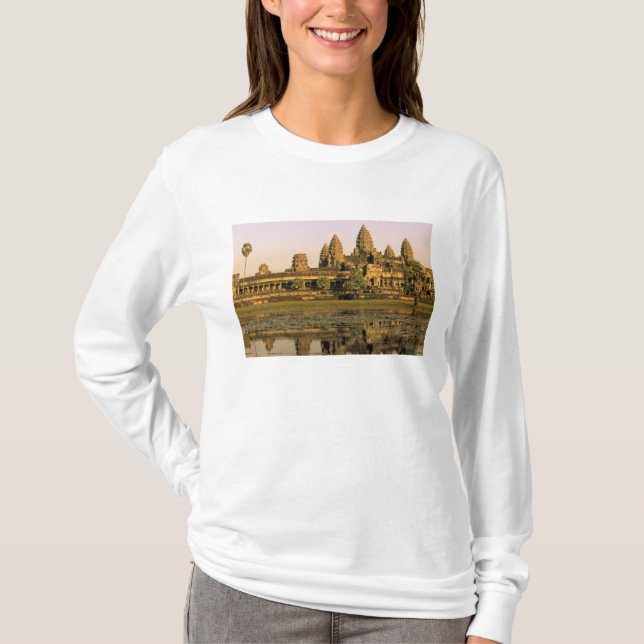 Asien, Kambodja, Siem Reap. Angkor Wat. Tee (Framsida)
