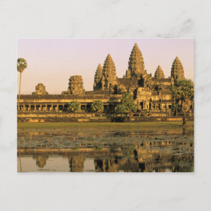 Asien, Kambodja, Siem Reap. Angkor Wat. Vykort