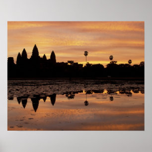 Asien, Kambodja, Siem Rope, Angkor Wat (b) 12:e Poster
