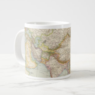 Asien - Karta i Asien Jumbo Mugg