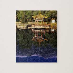 Asien, Kina, Yunnan, Dali. Cangshan-bergen Pussel