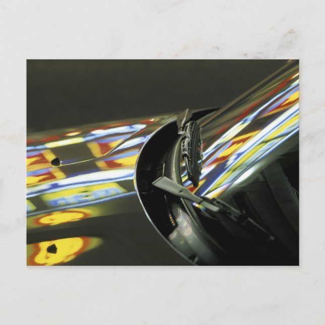 Asien, Malaysia, Melaka. Nyreflexer i bilen Vykort (Framsida)