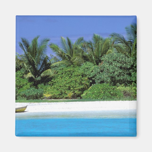 Asien, Maldiverna. North Male Afee Magnet (Framsidan)