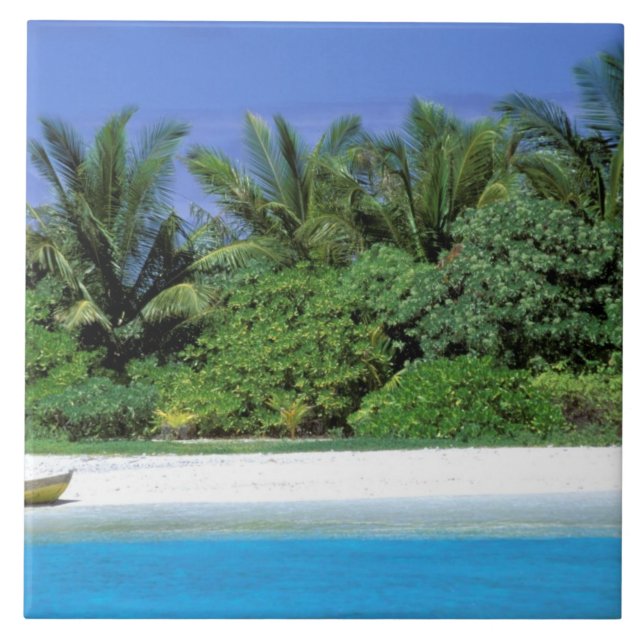 Asien, Maldiverna. North Male atoll Kakelplatta (Framsidan)