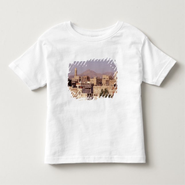 Asien, Mellan östern, Jemen, Sana'a. Tee Shirt (Framsida)