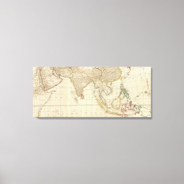 Asien mitten canvastryck (Framsida)