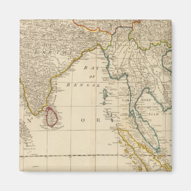 Asien mitten magnet (Framsidan)