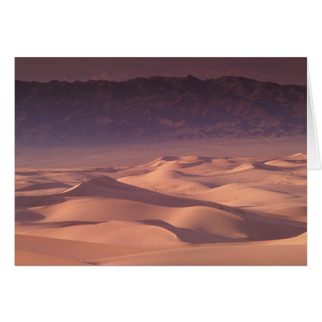 Asien, Mongoliet, Gobi Desert, Gobi Gurvansaikhan Hälsningskort (Framsidan Horizontal)