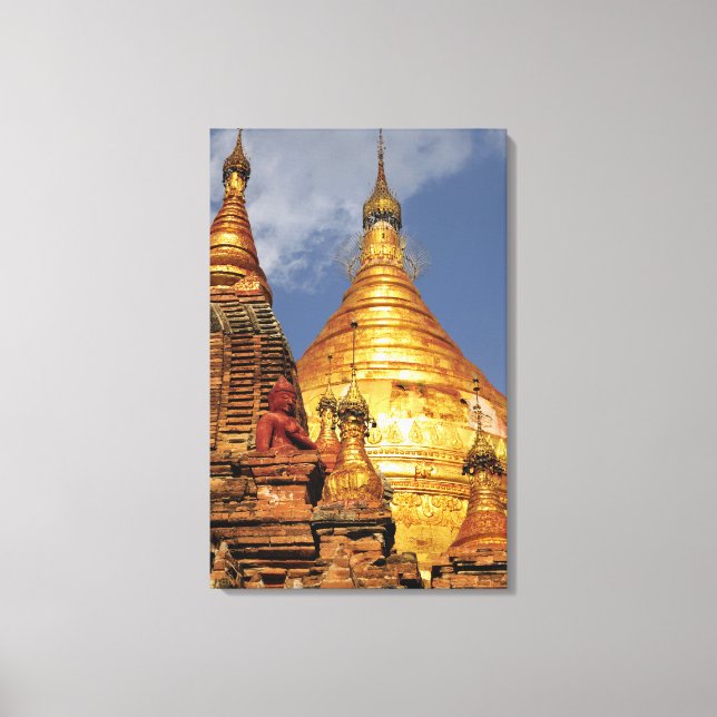 Asien, Myanmar (Burma), Bagan (Pagan). Dhamma Canvastryck (Framsida)