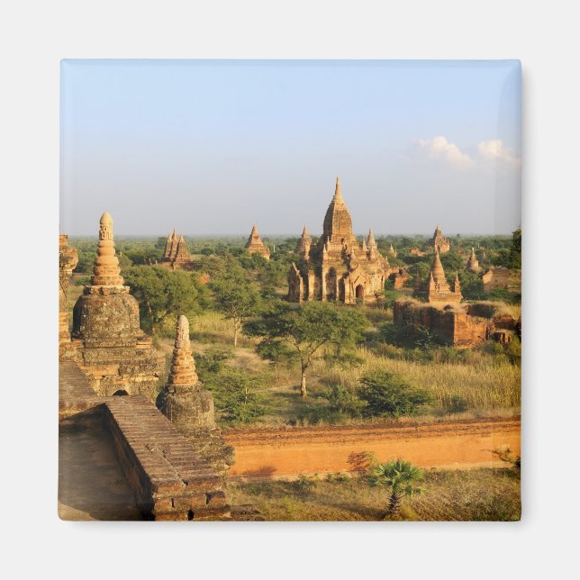 Asien, Myanmar (Burma), Bagan (Pagan). Diverse Magnet (Framsidan)