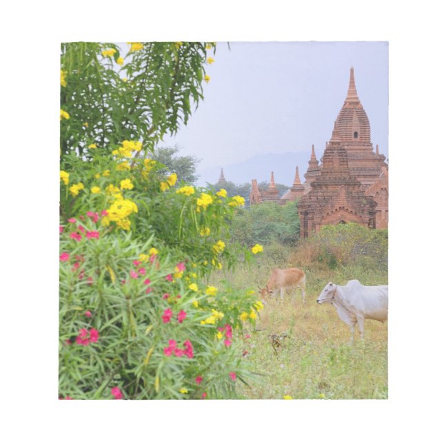 Asien, Myanmar (Burma), Bagan (Pagan). Kor Anteckningsblock (Framsida)