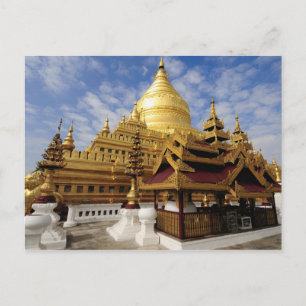 Asien, Myanmar (Burma), Bagan (Pagan). Shwe 2 Vykort
