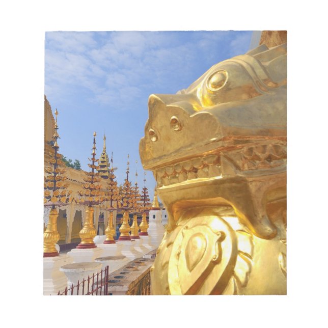 Asien, Myanmar (Burma), Bagan (Pagan). Shwe 4 Anteckningsblock (Framsida)