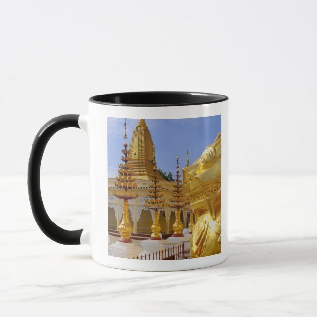 Asien, Myanmar (Burma), Bagan (Pagan). Shwe 6 Mugg (Vänster)