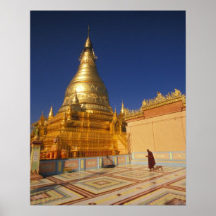 Asien, Myanmar (Myanmar) Mandalay, Sagaing Backe: Poster