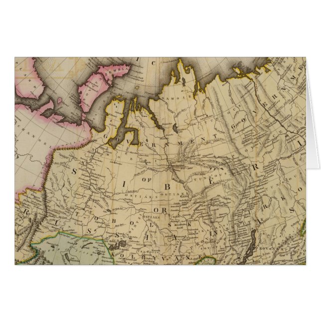 Asien N lakan Hälsningskort (Framsidan Horizontal)