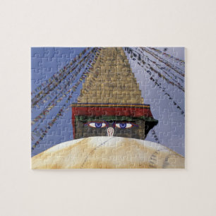 Asien, Nepal, Katmandu. Bouddhanath Stupa. 2 Pussel