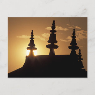 Asien, Nepal, Katmandu. Bouddhanath Stupa. Vykort