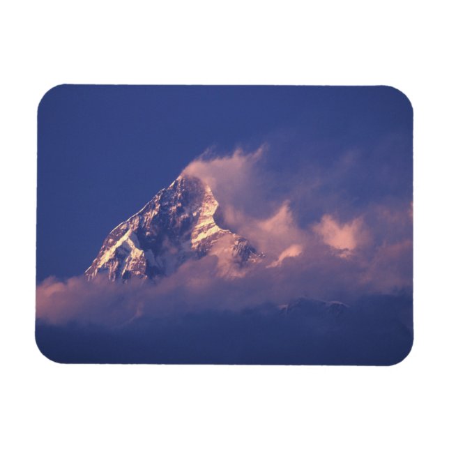 Asien, Nepal. Machhapuchhare Magnet (Horisontell)