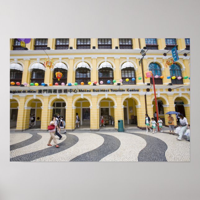 Asien, Nordasien, China, Macao, Öster, Macao. Poster (Framsidan)