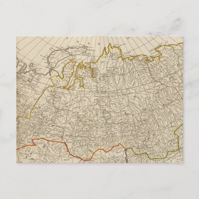 Asien, norra vykort (Framsida)