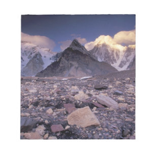 Asien, Pakistan, Karakoram Range, Bred och Anteckningsblock