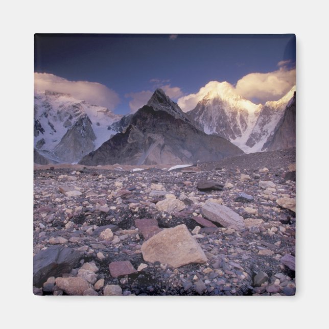 Asien, Pakistan, Karakoram Range, Bred och Magnet (Framsidan)