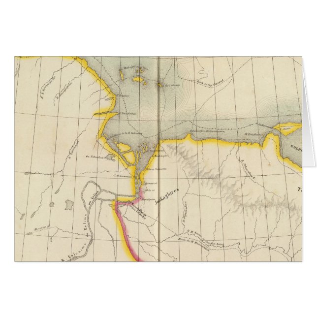 Asien, Ryssland, Asien 10 Hälsningskort (Framsidan Horizontal)