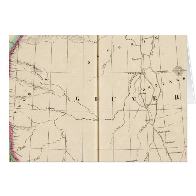 Asien, Ryssland, Asien 12 Hälsningskort (Framsidan Horizontal)