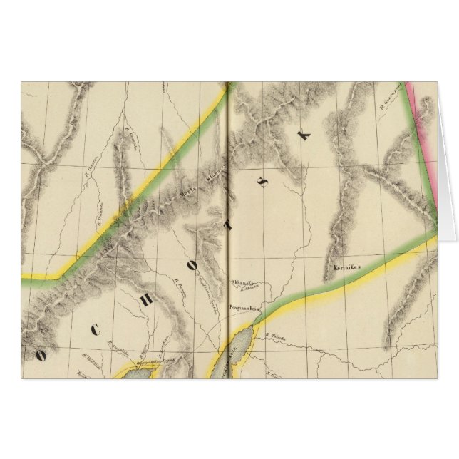 Asien, Ryssland, Asien 18 Hälsningskort (Framsidan Horizontal)