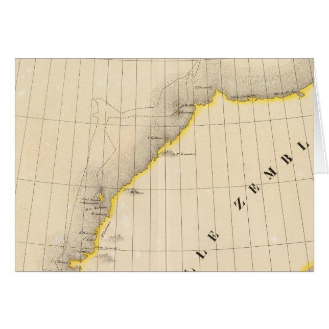 Asien, Ryssland, Asien 1 Hälsningskort (Framsidan Horizontal)