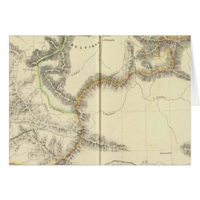 Asien, Ryssland, Asien 31 Hälsningskort (Framsidan Horizontal)