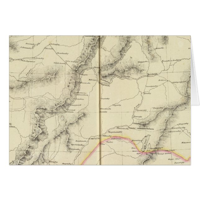 Asien, Ryssland, Asien 33 Hälsningskort (Framsidan Horizontal)