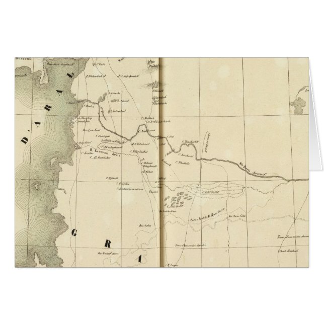 Asien, Ryssland, Asien 41 Hälsningskort (Framsidan Horizontal)