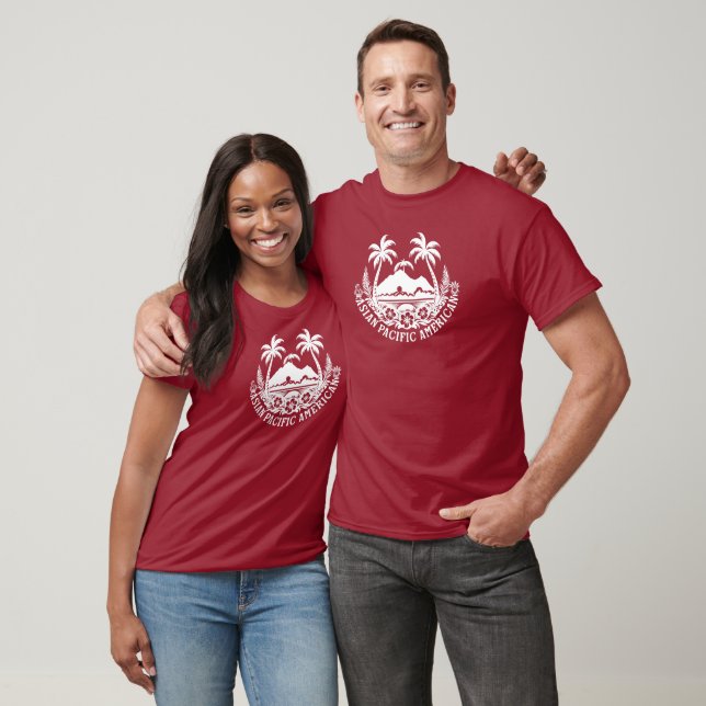 Asien/Stillahavsområdet, Amerikanska T Shirt (Unisex)
