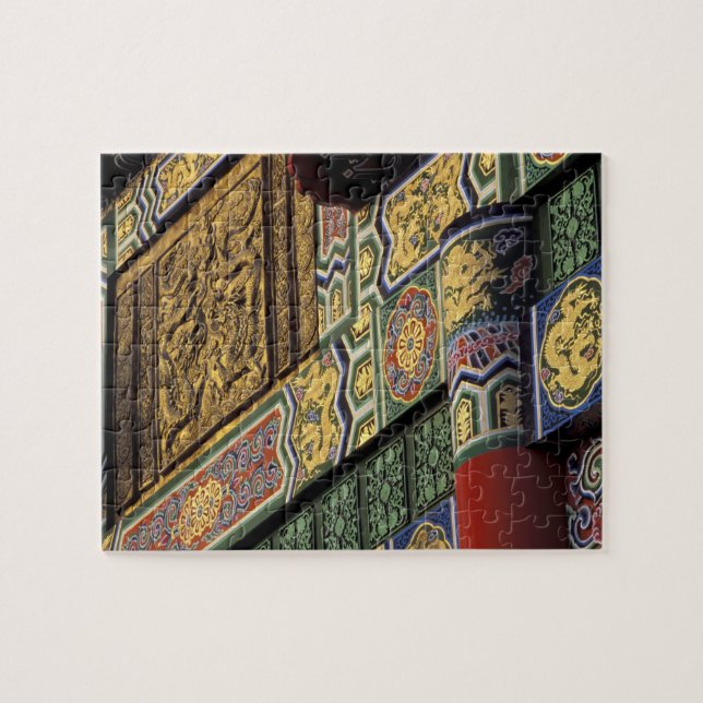 Asien, Taiwan, Taipei. Grand Hotel, huvudman Pussel (Horisontell)